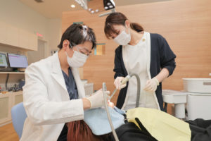 歯科医院での治療風景写真撮影